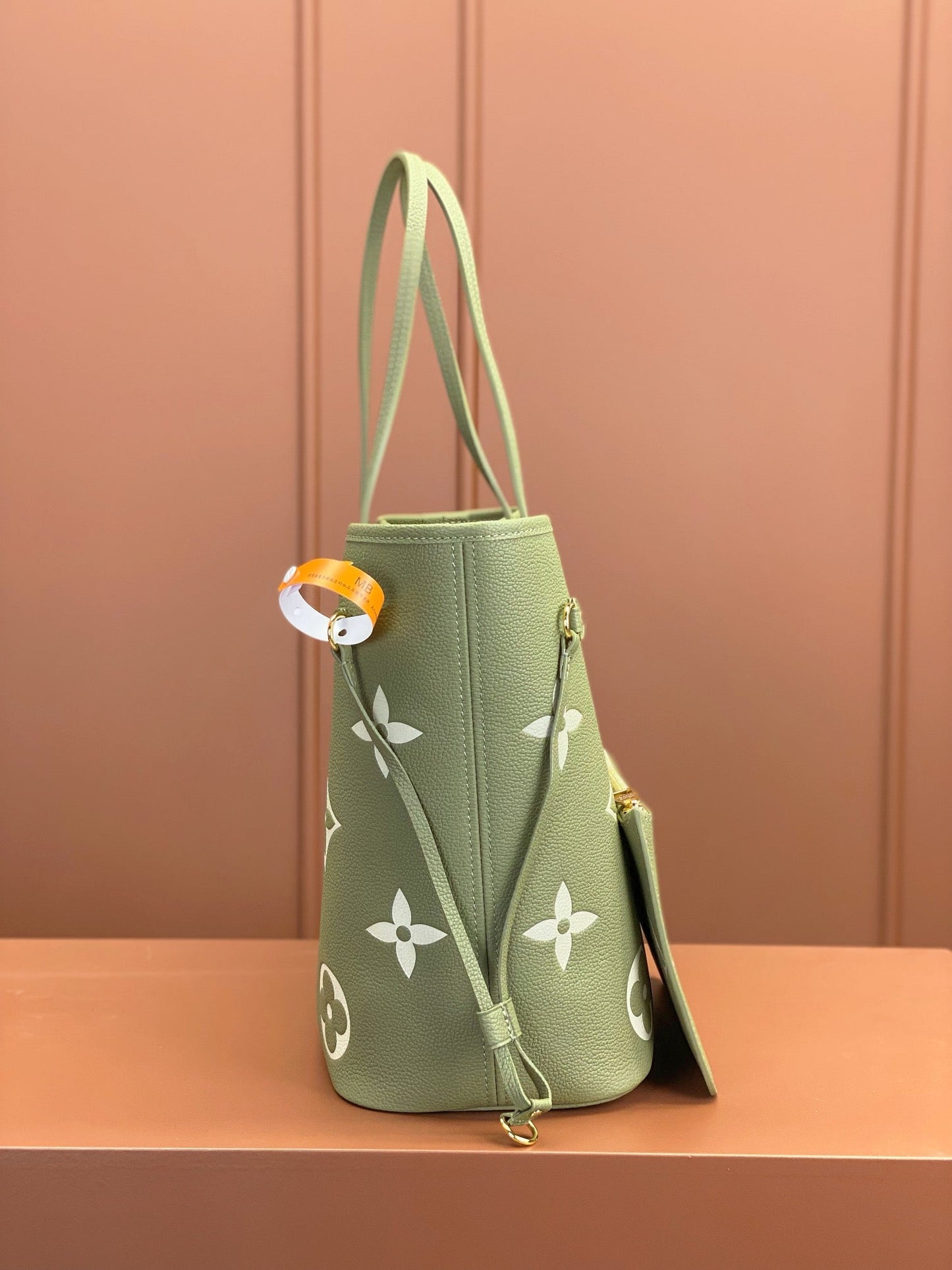 0528 Neverfull MM Monogram Empreinte Leather