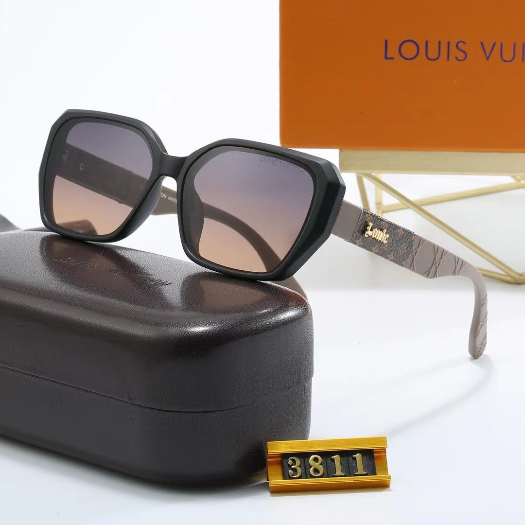 Hexagonal Sunglasses-With Gift Box